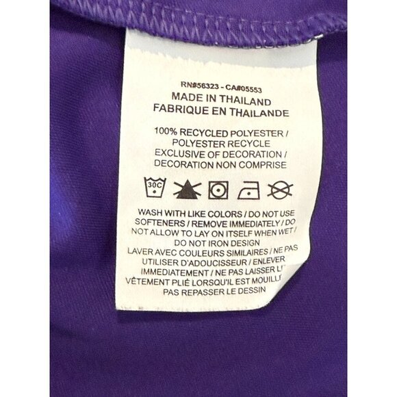 Nike Golf Dri Fit Men's Short Sleeve Polo Shirt Purple Size Lg - Picture 3 of 6
